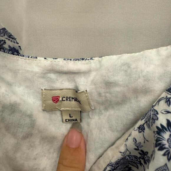 Blue Paisley Floral Maxi Dress Boho Summer Sundress Flowy Long Dress Women’s - Picture 5 of 5